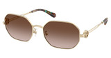 Tory Burch Eyeglasses TY6113 SHINY LIGHT GOLD/334613