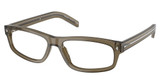 Prada Eyeglasses PR B02V TRANSPARENT BROWN/18T1O1