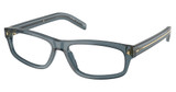 Prada Eyeglasses PR B02V TRANSPARENT OCEAN/17T1O1