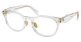 Prada Eyeglasses PR B06VD TRANSPARENT GREY/12R1O1