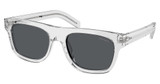 Prada Eyeglasses PR B12SF TRANSPARENT GREY/12R07T