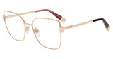 Furla Eyeglasses VFU769 Shiny Gold Copper 08MZ