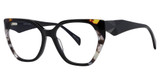 Smilen Elite Eyeglasses 49 BLACK DEMI