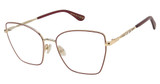 STUART WEITZMAN Eyeglasses WZN 1015/G MT BURG GD/0E28