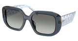 Tory Burch Eyeglasses TY7218U TRANSPARENT BLUE/196311