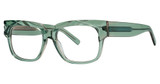 Smilen Elite Eyeglasses 53 GREEN