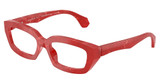 ALAIN MIKLI Eyeglasses A03536 ROUGE NACREE/002