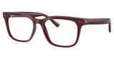 NUANCE AUDIO Eyeglasses AW5004 SQUARE 56 SHINY BURGUNDY/03