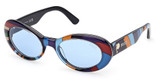 Emilio Pucci Eyeglasses EP0234 animal / blue/99V