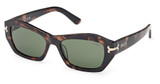 Emilio Pucci Eyeglasses EP0235 coloured havana / green/55N