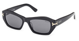 Emilio Pucci Eyeglasses EP0235 shiny black / smoke/01A