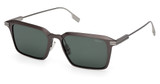 Ermenegildo Zegna Eyeglasses EZ0273-H matte gunmetal / green/09N