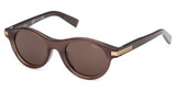 Ermenegildo Zegna Eyeglasses EZ0271 shiny dark brown / brown/48E