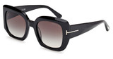 Tom Ford FT1220 shiny black / gradient smoke/01B