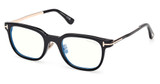 Tom Ford Eyeglasses FT6022-D-B shiny black/001