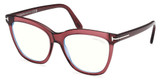 Tom Ford Eyeglasses FT6042-B shiny bordeaux/069