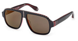 Christian Louboutin LB0005 shiny black / smoke mirror/01C