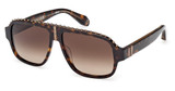 Christian Louboutin Eyeglasses LB0005 dark havana / gradient brown/52F