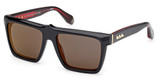 Christian Louboutin Eyeglasses LB0014 shiny black / smoke mirror/01C