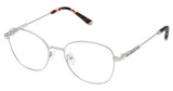Jill Stuart Eyeglasses JS 473 Silver/37