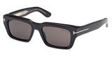 Tom Ford Eyeglasses FT1203 shiny black / smoke/01A