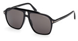 Tom Ford Eyeglasses FT1209 shiny black / smoke/01A