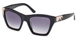 Guess? Eyeglasses GM00024 shiny black / gradient smoke/01B