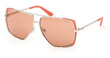 Guess? Eyeglasses GU00220 matte orange / brown/43E