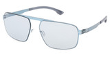 ic! berlin Eyeglasses IM0012 shiny light blue / smoke/84A