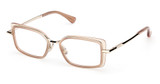MaxMara Eyeglasses MM5186 shiny light brown/045