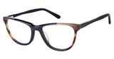 Nicole Miller Eyeglasses NMP823 BLUE CLOUD MULTI/C03