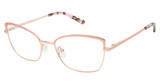 Nicole Miller Eyeglasses NMP610 BLUSH ROSE GOLD/C03