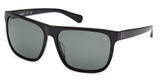 Timberland Eyeglasses TB00054-H shiny black / green polarized/01R