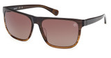 Timberland Eyeglasses TB00054-H dark brown/other / brown polarized/50H