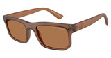 Armani Exchange Eyeglasses AX4165SF MATTE FROSTED BROWN/835873