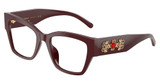 DOLCE & GABBANA DG3435B BORDEAUX/3091