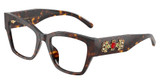 DOLCE & GABBANA Eyeglasses DG3435B HAVANA/502