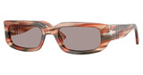 Persol® Eyeglasses PO3385S MEL STRIPED RED AND GREEN/123353