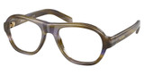 Prada Eyeglasses PR C12VF STRIPED LAGOON/23G1O1