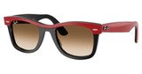 Ray-Ban Eyeglasses RB2240 WAYFARER RED ON BLACK/955/51