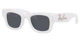 Ray-Ban Eyeglasses RB4940B WAYFARER PUFFER WHITE WITH STRASS/686387
