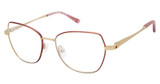 Ann Taylor Eyeglasses ATP715 MATTE MAUVE/ LT GOLD/C01