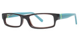 K12 Eyeglasses 4076 Brown/Turq Sport