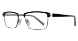 Konishi Eyeglasses KONISHI KF8489 Black/Gun/C1
