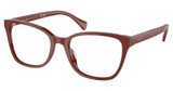 Ralph Eyeglasses RA7137U SHINY BROWN RED/6134