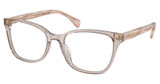 Ralph Eyeglasses RA7137U SHINY TRASPARENT BEIGE/6124