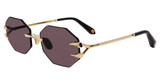 Roberto Cavalli Eyeglasses SRC005 Light Gold 0300