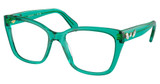 SWAROVSKI Eyeglasses SK2008 CRYSTAL GREEN/1029