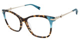 Champion Eyeglasses LOVEY TORTOISE/TEAL/C02