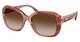Ralph Eyeglasses RA5321U SHINY MILKY RED DEMI PIN/620313